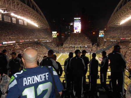 Kenny Aronoff with Seahawks Blue Thunder