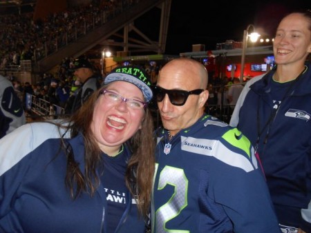 Kenny Aronoff with Seahawks Blue Thunder