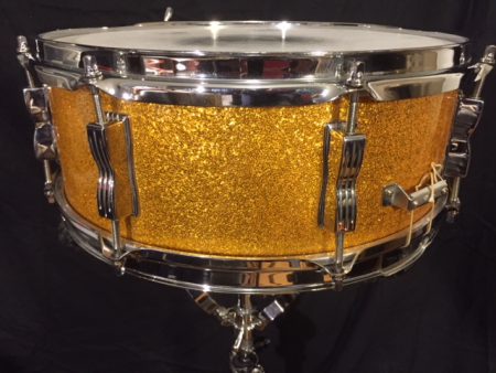 Ludwig 1962 Gold Sparkle Classic Snare Drum
