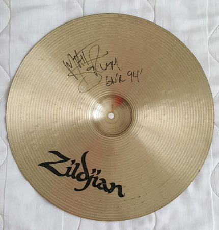 Matt Sorum Guns 'n Roses Zildjian cymbal signed