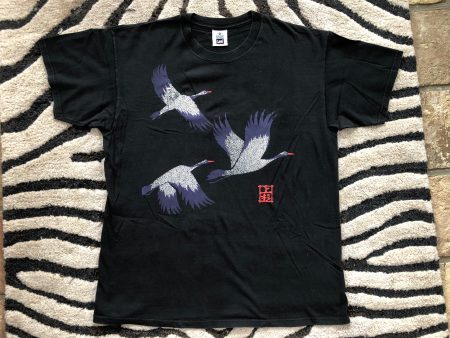 Elvin Jones's Black 3 Small Storks T-Shirt