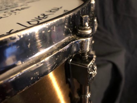 Jason Bittners Shadows fall Tama Warlord Collection Praetorian 6x14" Cast Bell Brass Snare Drum