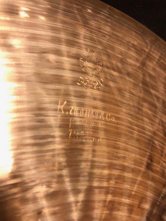 Elvin Jones's original 1970s 14" K Zildjian Hi Hat Cymbals