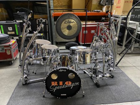 Bryan Hitt REO Speedwagon Ludwig Legacy Classic Maple Tour drum set