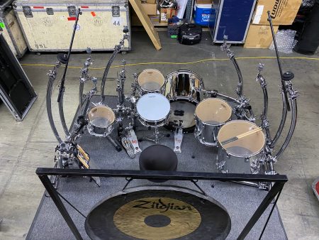 Bryan Hitt REO Speedwagon Ludwig Legacy Classic Maple Tour drum set