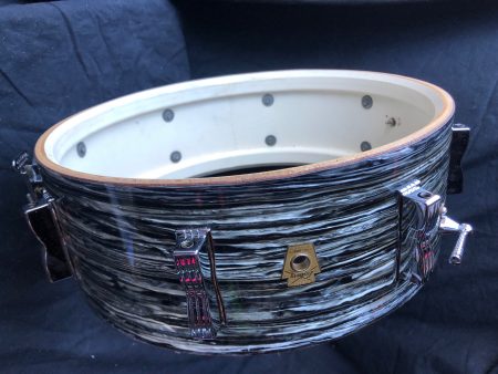 Ludwig Original Ringo 1966 Black Oyster Pearl Jazz Festival Snare Drum. Perfect