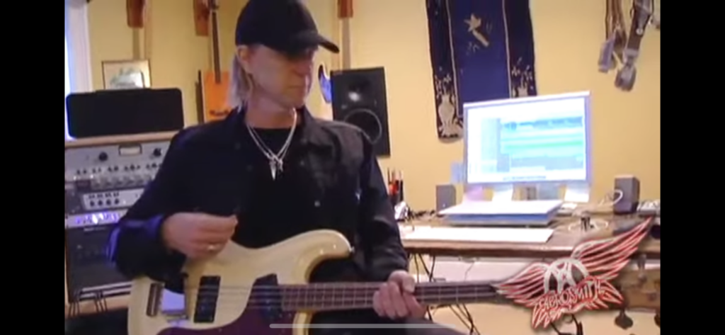 Mosrite - Tom Hamilton's Aerosmith, 1966 Ventures Model Bass, Cream ...