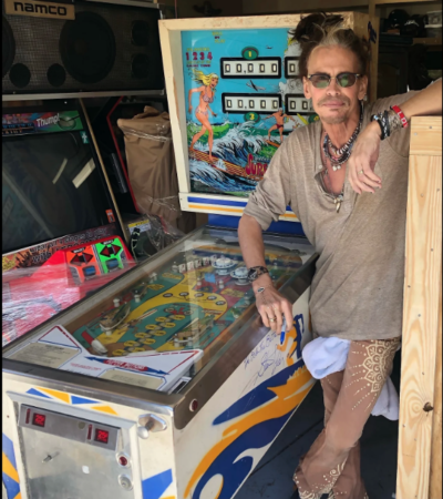 Aerosmith, Steven Tyler's "Surf Champ" Vintage 1970s Pinball Machine