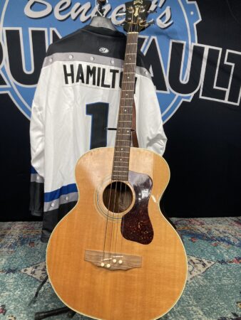 Guild - Tom Hamilton's Aerosmith, B-50 Acoustic Bass (TH2 #6) PLUS Personalized AHL Hockey Jersey!! AUTHENTICATED!