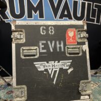 Eddie Van Halen's, Van Halen Logo, Tour Used "G8" Flight Case (#5) 30"x28" Wall Hanging 1990s