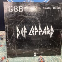 Def Leppard Logo, Tour Used Case Panel Wall Hanging "G8B" (#10)