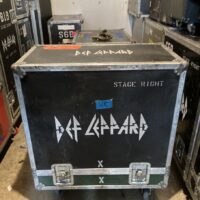 Def Leppard Flight Case, "G2A" with Green Bottom, For 1 Marshall 4x12 Cabinet