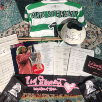 Rod Stewart Tour Artifacts and Signed Soccer Ball