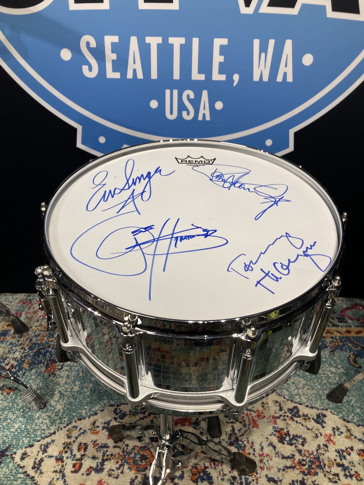 Eric Singer's KISS, Pearl 14x6.5