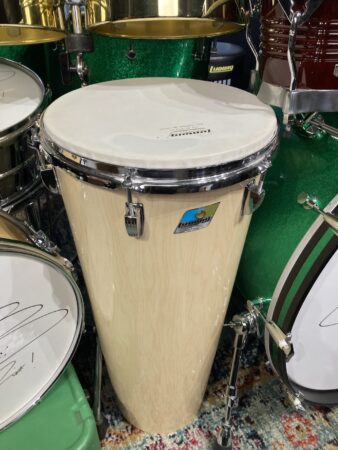 Frankie Banali's Quiet Riot, Ludwig 12" No. 2374P Conga w/Case Blue/Olive - Maple Cortex