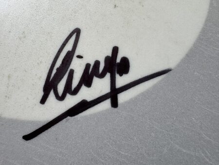 Ringo Starr's Stage Played and Signed 14" Remo Snare Drum Head