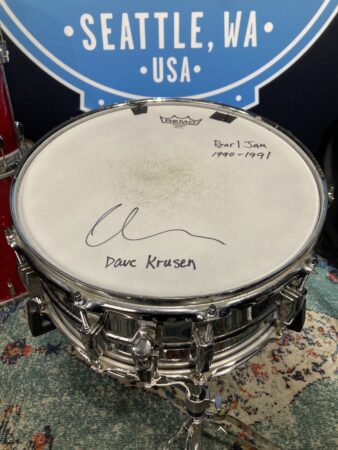Dave Krusen's Pearl Jam Era, 1970s Ludwig 14x6.5" LM402 Supraphonic Snare Drum