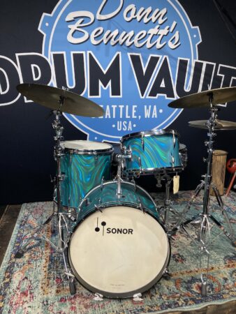 Sonor "Chicago" 3-Piece Drum Set 1965 - MF Marine Turquoise Satin