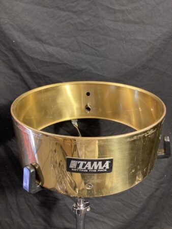 Frankie Banali Quiet Riot, Tama/Pearl 14x5" Seamless Brass Prototype Brass Snare Shell