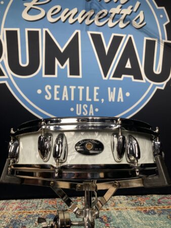 Slingerland - 4x14" 5-Ply Maple/Poplar Snare Drum, White Marine Pearl