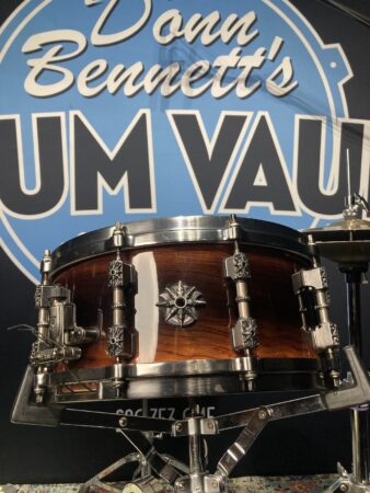 Tama - 6x14" Warlord Collection, Masai Bubinga Snare Drum 2002 - Quilted Bubinga Burst