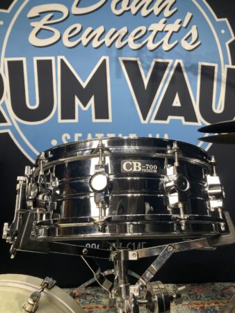 CB-700 - 5x14" Snare Drum 10-Lug Parallel Throw Off Chrome 1980's