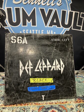 Def Leppard Logo, Tour Used Case Panel Wall Hanging