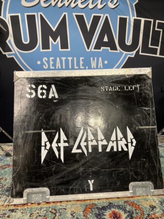 Def Leppard Logo, Tour Used Case Panel Wall Hanging