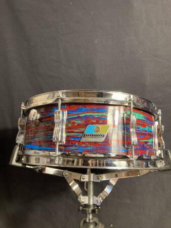 Ludwig 1971 Psychedelic Red - 5x14" Jazz Festival Snare Drum