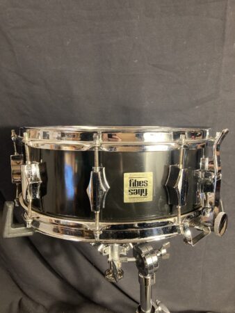 Fibes - 5.5x14" Nazareth Square-Badge Era, Black-over-Fiberglass Snare