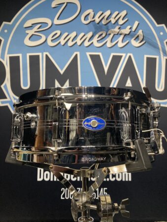 Leedy - 5x14" No. 391 Shelley Manne, Broadway Snare Drum 1963–1966 - Chrome over Brass