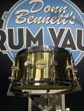 ddrum - 6.5x14" Modern Tone "The Hammer" Brass, 10-Lug Snare Drum