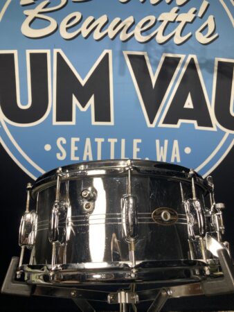 Slingerland - 1960s 6.5x14" Chrome over Brass Radio King