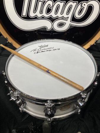 Tris Imboden's, Chicago, DW - Collector's 5x14" 3MM Aluminum Shell Snare Drum