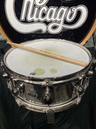 Tris Imboden's, Chicago, 5.5x14" Collector's Series Stainless Steel Snare Drum