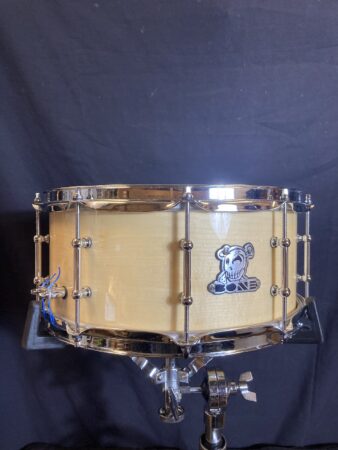 Bone - 6.5x14" Carbcutter 4-Ply Carbon Fiber and Maple Shell Snare Drum