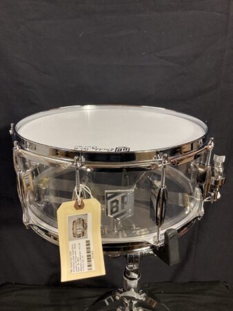 Trick Drums USA -Clear Acrylic 5.5x14" Buddy Rich Prototype 100th Anniversary Snare Drum