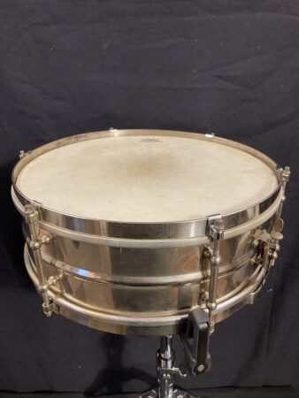 Slingerland 1930s - 5x14" Nickel Over Brass 6 Tube Lug Snare Drum