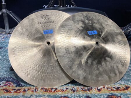 Elvin Jones's 14" A. Zildjian & Cie, Vintage Hi-Hats Pair