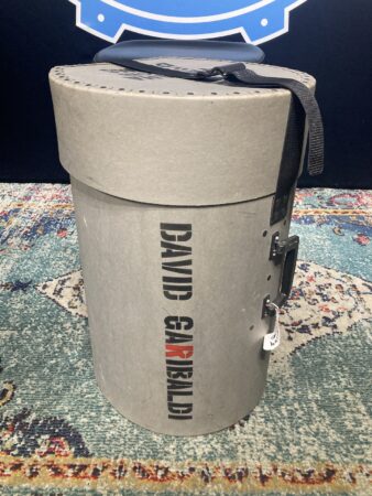 David Garibaldi's, Tower of Power- Yamaha Double Tom Case for 10" and 12" Toms. "David Garibaldi" Stencil 1980's