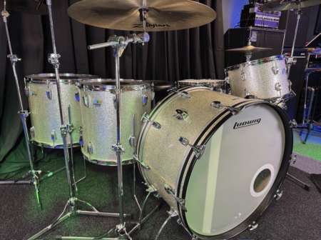 Ludwig 1970s 3 Ply Silver Sparkle "Bonham" Set